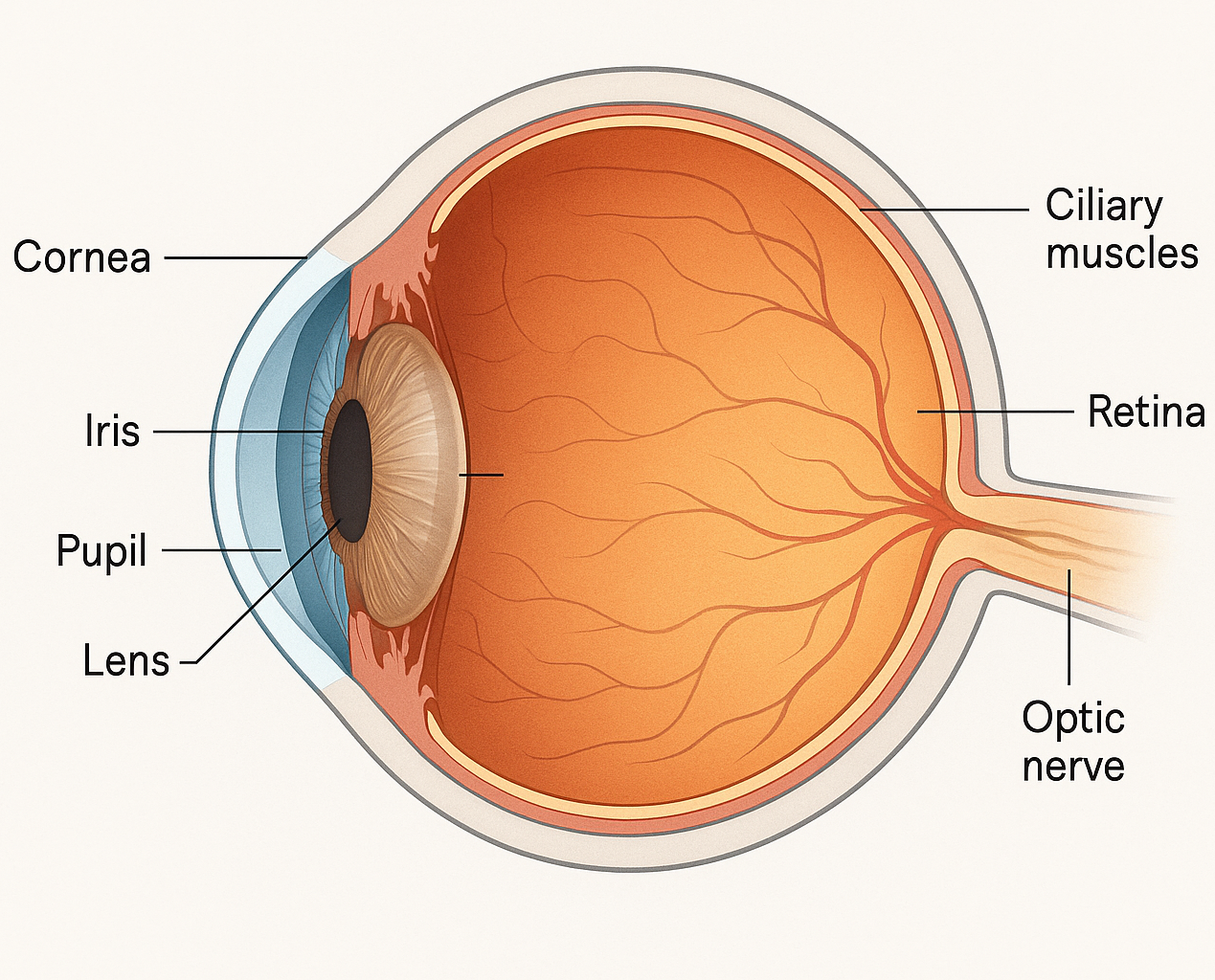 Göz Yapısı ve Temel Bileşenler